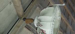 Lampa Rustica Textil brodata