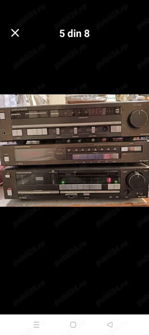 linie Grundig seria 7000 amplificator ,tuner si dek