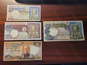 Vand bancnote din Angola, colonie portugheza