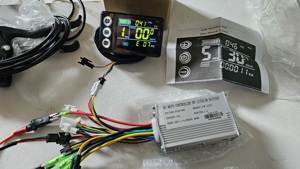 KIT Controller 24 36V 48V (250W-350W) + LCD S866 Color, bicicleta el, trotineta el