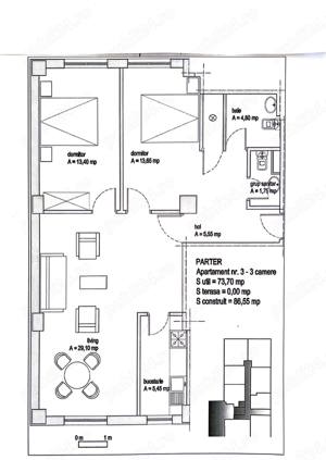 3 camere semidecomandat, parter, centrala, zona Marriot, ideal pentru afacere - imagine 19