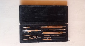 Set Nestler's Precision , instrumente de desen, busola, arhitectură, navigație - imagine 3