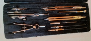 Set Nestler's Precision , instrumente de desen, busola, arhitectură, navigație - imagine 2