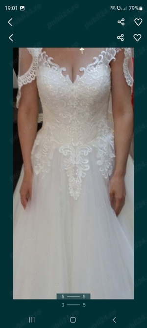 Rochie mireasă  - imagine 3
