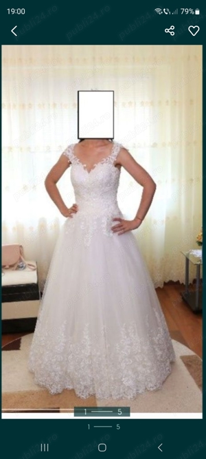 Rochie mireasă  - imagine 5