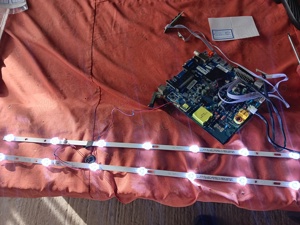 set 2 barete led de pe tv Starlight 32dm6500 - imagine 5