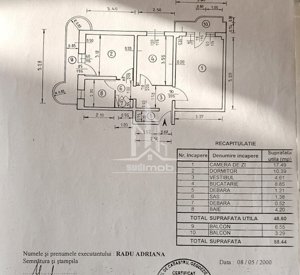 Metrou Piata Sudului apartament 2 camere decomandat cu 2 balcoane. - imagine 2