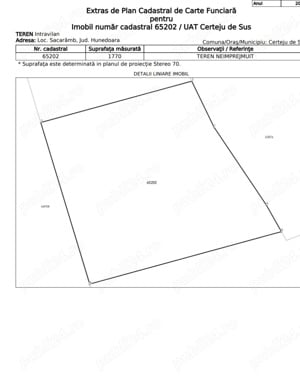 teren intravilan Sacaramb (comuna Certeju de Sus) - imagine 4