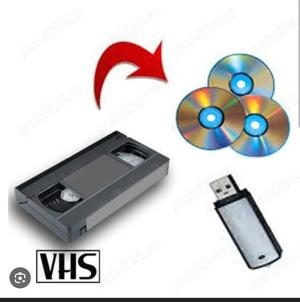 Transfer casete Vhs pe dvd sau stick
