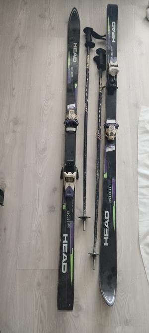 Vând Schiuri HEAD EXCLUSIVE v.c.t Ceramic 175 Austria + Bețe Solomon 