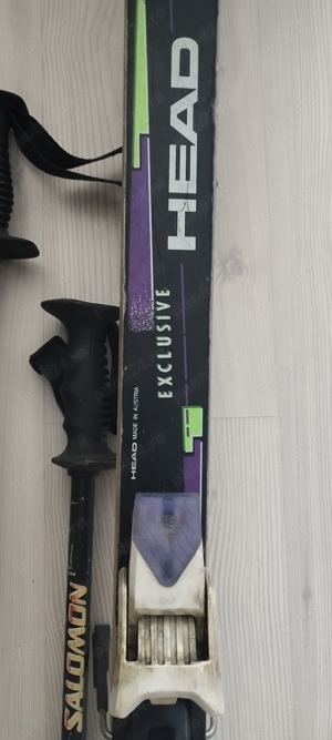 Vând Schiuri HEAD EXCLUSIVE v.c.t Ceramic 175 Austria + Bețe Solomon  - imagine 2