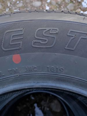 Anvelope M+S Bridgestone 195 80 15 DOT2019 profil 7.3 mm - imagine 4