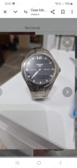 Ceas bărbați Tissot 1853 Titanium - imagine 3