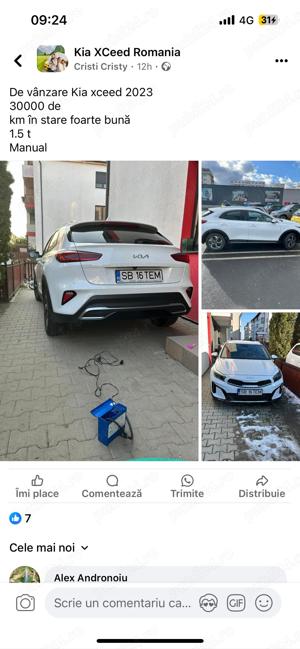 Kia xceed 2023 benzină