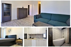 INCHIRIERE 2 camere bloc nou 80mp terasa 19mp Bucurestii Noi - Parc Bazilescu Nord Sector 1 