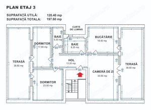 Inchiriere apartament 3 camere decomandat, bloc nou, in zona Tineretului  - imagine 18