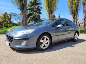 Vand Peugeot 407 2.0 HDI 135 CP, tapiterie piele albastra, JBL edition - imagine 2