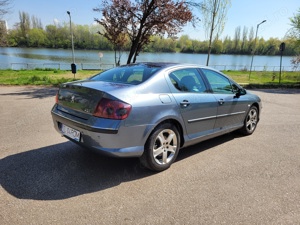 Vand Peugeot 407 2.0 HDI 135 CP, tapiterie piele albastra, JBL edition - imagine 3