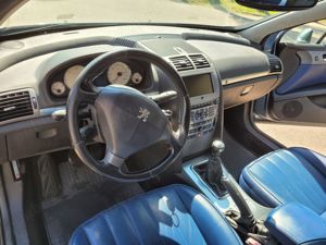 Vand Peugeot 407 2.0 HDI 135 CP, tapiterie piele albastra, JBL edition - imagine 7