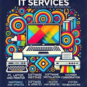 Mentenanță pentru PC-uri, laptopuri, imprimante, hardware și software