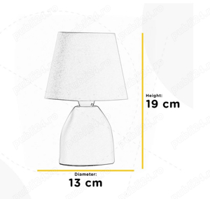 Lampa superba , culoarea roz pudrat , noua in cutie - ideal pentru cadou - imagine 2