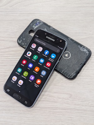 SAMSUNG J5 j530 Husa + Folie sticla + cablu incarcare 13 megapixeli Duos