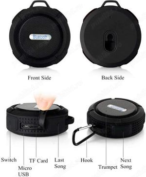 Boxa Bluetooth portabil C6 - imagine 4