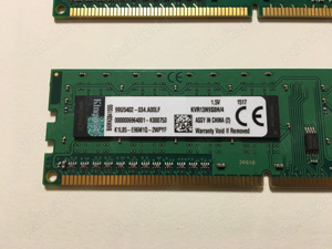 Kit 8Gb (4+4) memorii DDR3-1333 PC3-10600 Kingston KVR13N9S8H 4 - imagine 4