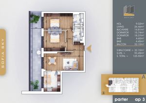 Apartament 3 Camere cu Terasa 7 Min. Metrou Nicolae Teclu - imagine 2