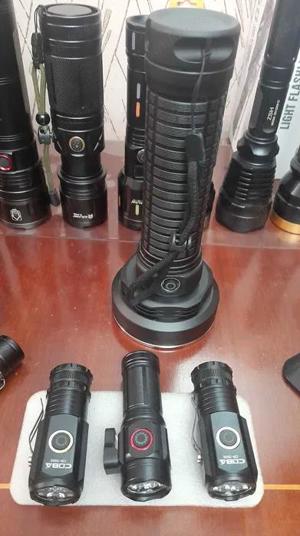 Lanterne metal lumina foarte puternica acumulator zoom raza 100-900metri , noi la cutie - imagine 4