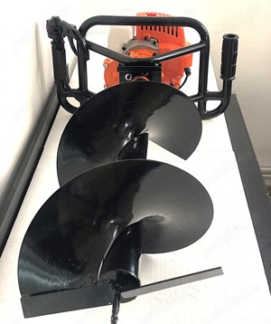 Motoburghiu 6.3 CP + Reductor, Burghiu 300x800 mm!