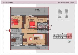 Soseaua Oltenitei - Cheile Turzii - 3 camere cu terasa + loc parcare - imagine 2