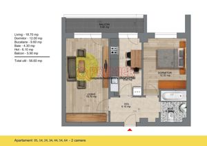 Apartament 2 Camere - Popesti Leordeni -Metrou Berceni - imagine 2