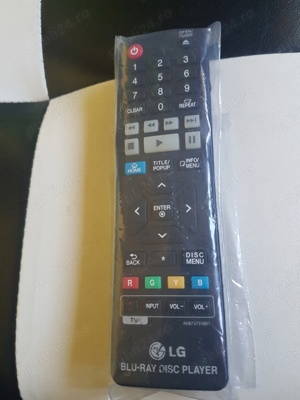 Telecomandă bluray player LG.