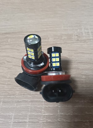 Bec led + lupa H8, H11, HB3 - imagine 3