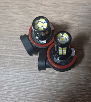 Bec led + lupa H8, H11, HB3 - imagine 2
