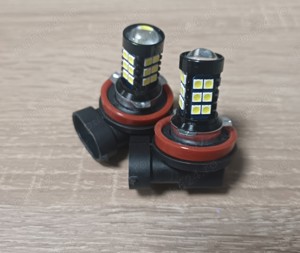 Bec led + lupa H8, H11, HB3