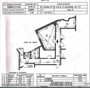 Garsoniera plus 3 camere individual3 la etajul 3 al unui bloc din zona Armeneasca - imagine 10