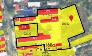 Proprietate exceptionala, Teren intravilan 4893 mp, amplasat in Centrul Geografic al orasului Galati - imagine 4