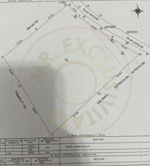 Teren intravilan/extravilan com Draganu la 14 km de Auchan Gavana - imagine 4