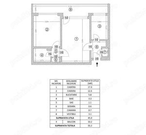 Apartament 2 camere   Giulesti, Crangasi - imagine 3