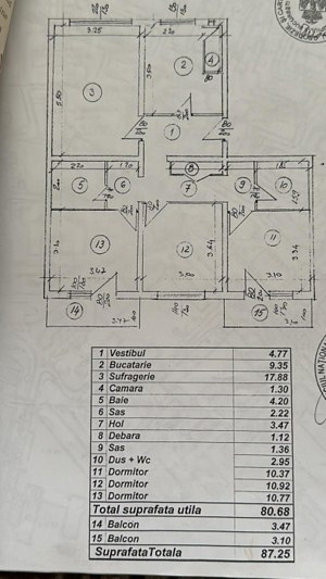 Apartament 4 camere de vanzare Sos. Giurgiului, Berceni - imagine 10