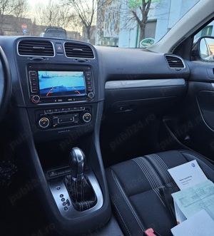 VW Golf 6 1.4TSI DSG2 Automata Navigatie SenzoriParcare DubluClima ÎncălzireScaune CamerăMarșarier - imagine 7