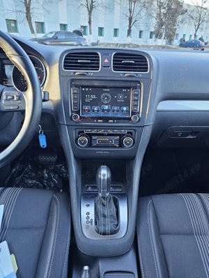 VW Golf 6 1.4TSI DSG2 Automata Navigatie SenzoriParcare DubluClima ÎncălzireScaune CamerăMarșarier - imagine 17