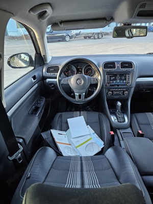 VW Golf 6 1.4TSI DSG2 Automata Navigatie SenzoriParcare DubluClima ÎncălzireScaune CamerăMarșarier - imagine 14
