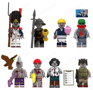 Set 8 Minifigurine tip Lego Horror ZOMBIES pack1