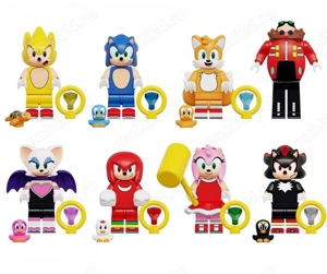 Set 8 Minifigurine tip Lego SONIC the Hedgehog pack2