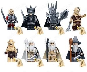 Set 8 Minifigurine tip Lego Lord of the Rings cu Gothmog si Bolg