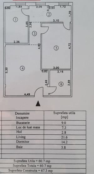 Vand apartament nou, frumos, luminos, cu vedere la Dunare - imagine 6