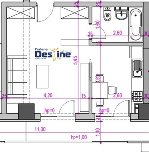 Cug - De inchiriat Apartament 1 cameră 36 mp - la Bulevard - imagine 9